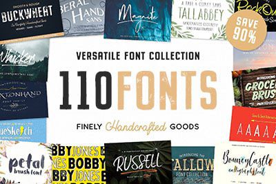 Handcrafted Fonts Bundle