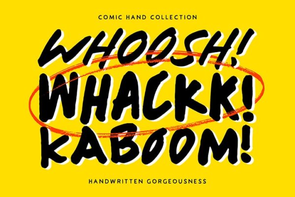 The Comic Hand Font Collection