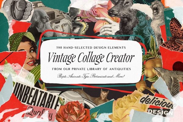 Vintage Collage Creator - Volume 3