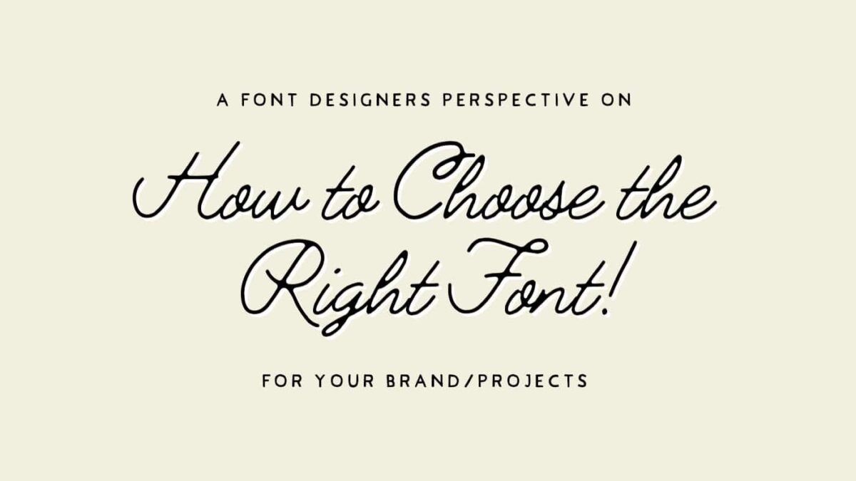 How to Choose the Right Font for Your Brand: Elevate Your Business Identity with Handmade Fonts