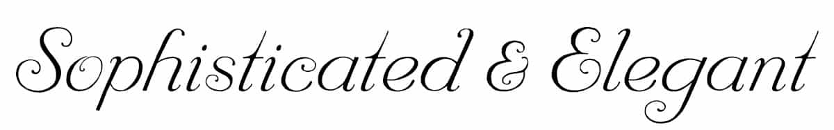 Sophisated and Elegant Handcrafted Typeface