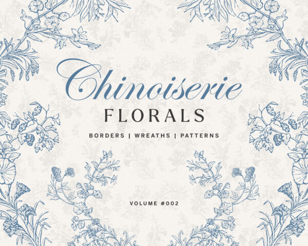 Vintage Chinoiserie Floral Pack v.2