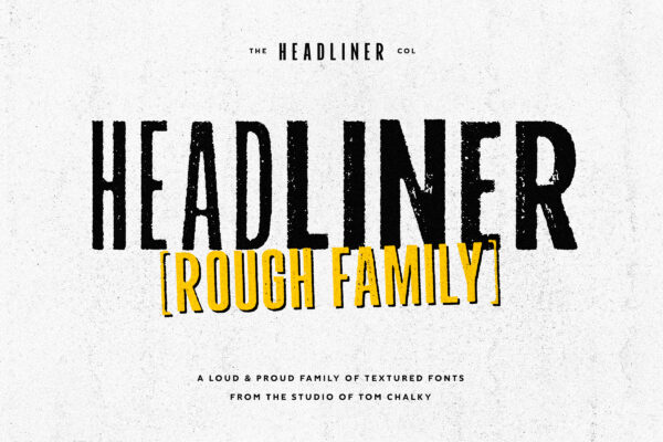 Headliner Rough Font Family