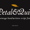 Petal & Quill Handwritten Script