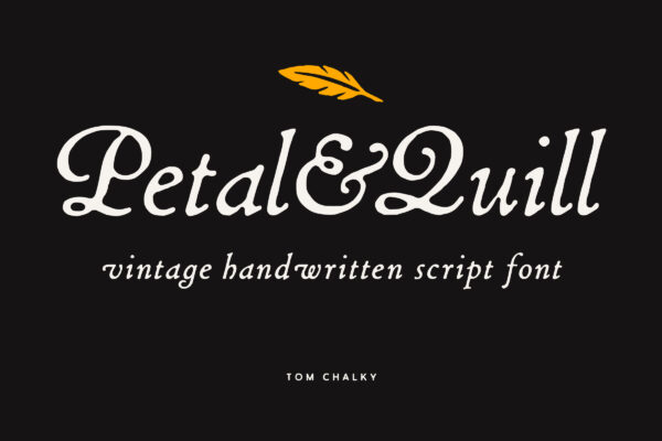 Petal & Quill Handwritten Script